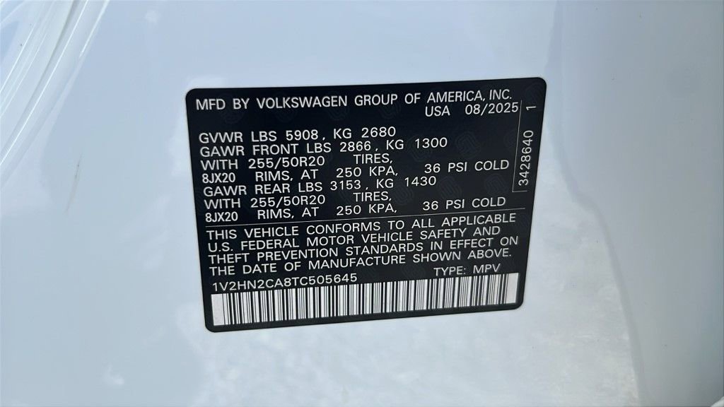 New 2026 Volkswagen Atlas SE image 31