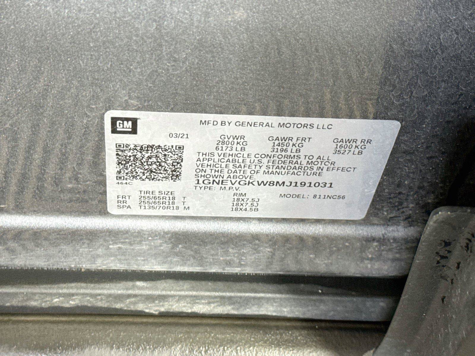 Used 2021 Chevrolet Traverse LT AWD/4WD image 25
