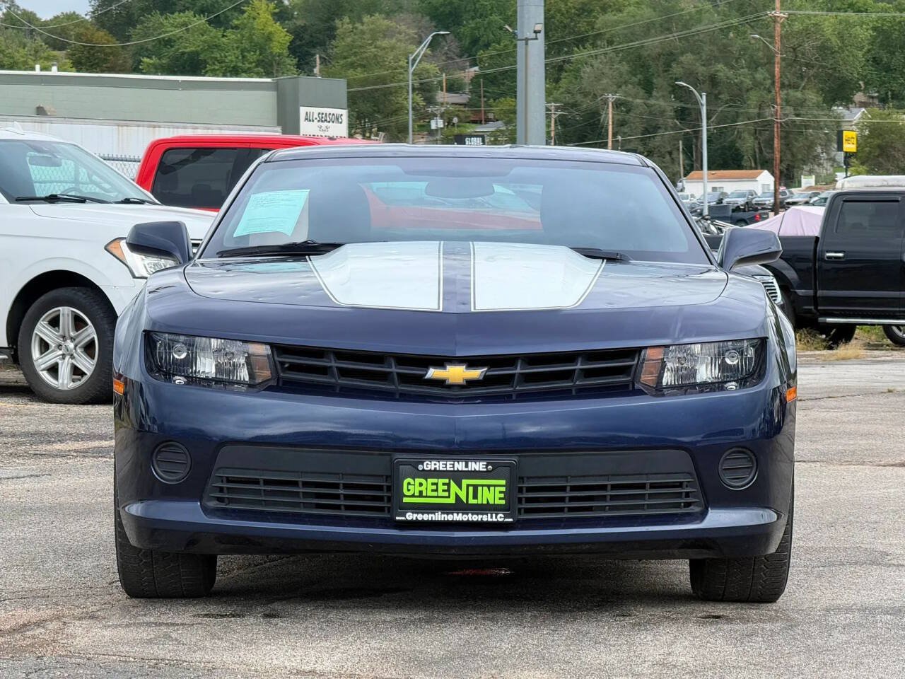 Used 2015 Chevrolet Camaro LS w/ White Rally Stripe Package RWD image 3