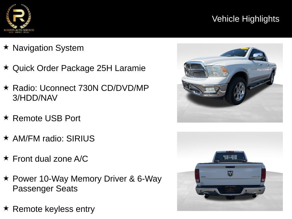 Used 2012 RAM 1500 Laramie AWD/4WD image 9