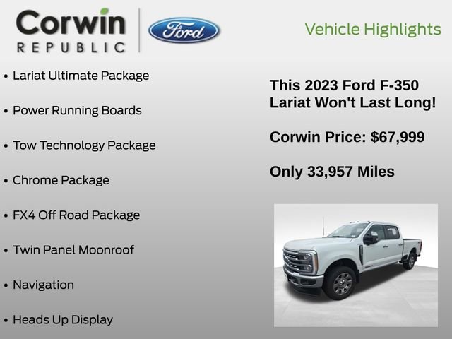 Used 2023 Ford F350 Lariat w/ Lariat Ultimate Package image 7
