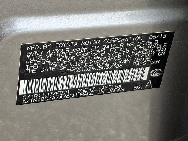 Used 2018 Lexus IS 300 AWD w/ Comfort Package image 36