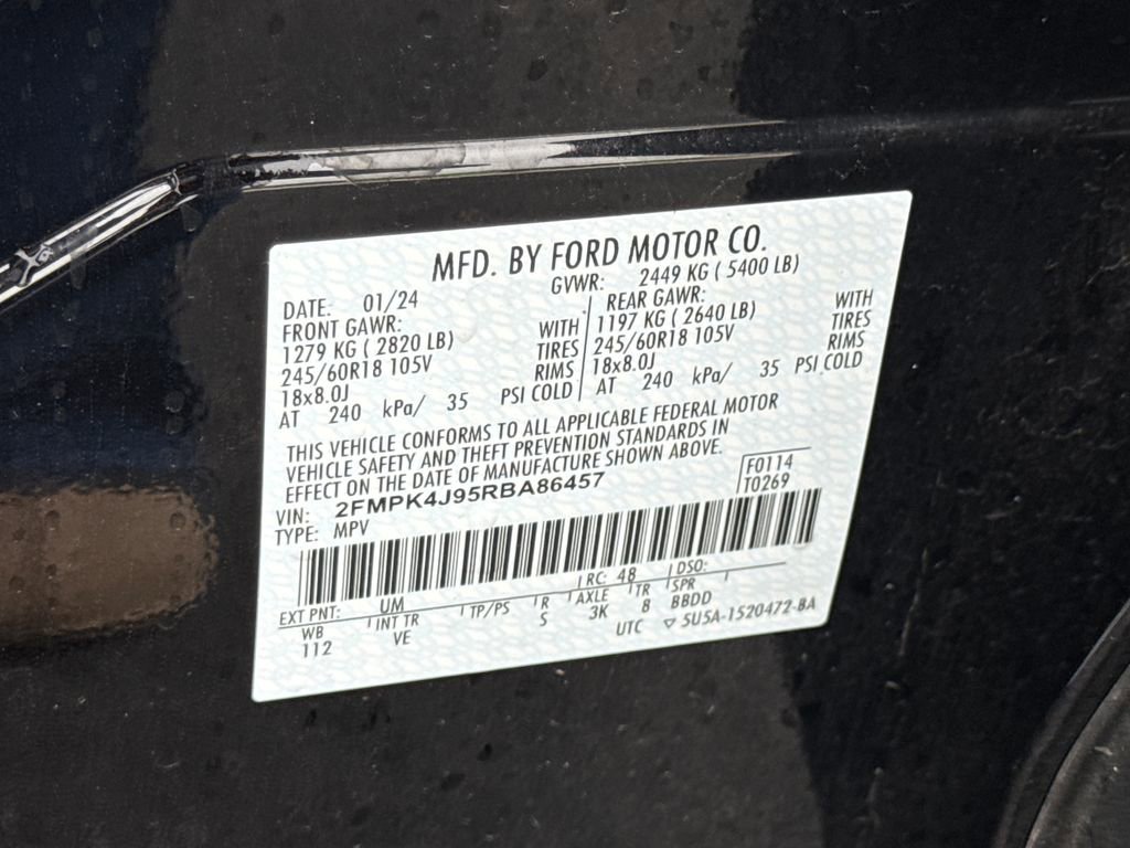 Used 2024 Ford Edge SEL w/ Class II Trailer Tow Package image 27