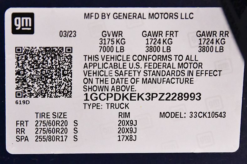 Used 2023 Chevrolet Silverado 1500 LT AWD/4WD image 14