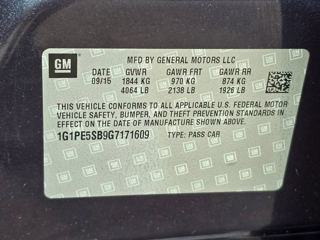 Used 2016 Chevrolet Cruze LT w/ Technology Package FWD image 32