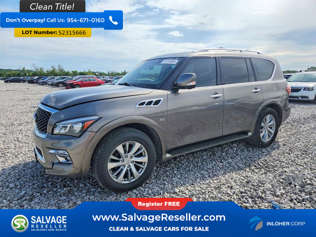 Used 2017 INFINITI QX80 4WD image 1