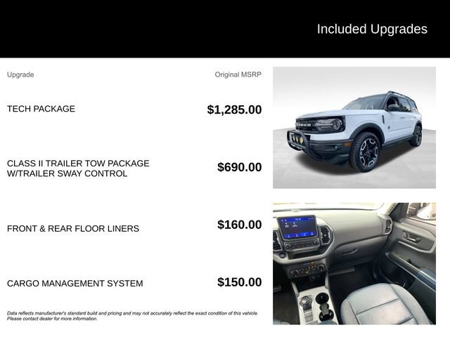 Used 2022 Ford Bronco Sport Outer Banks w/ Tech Package AWD/4WD image 5
