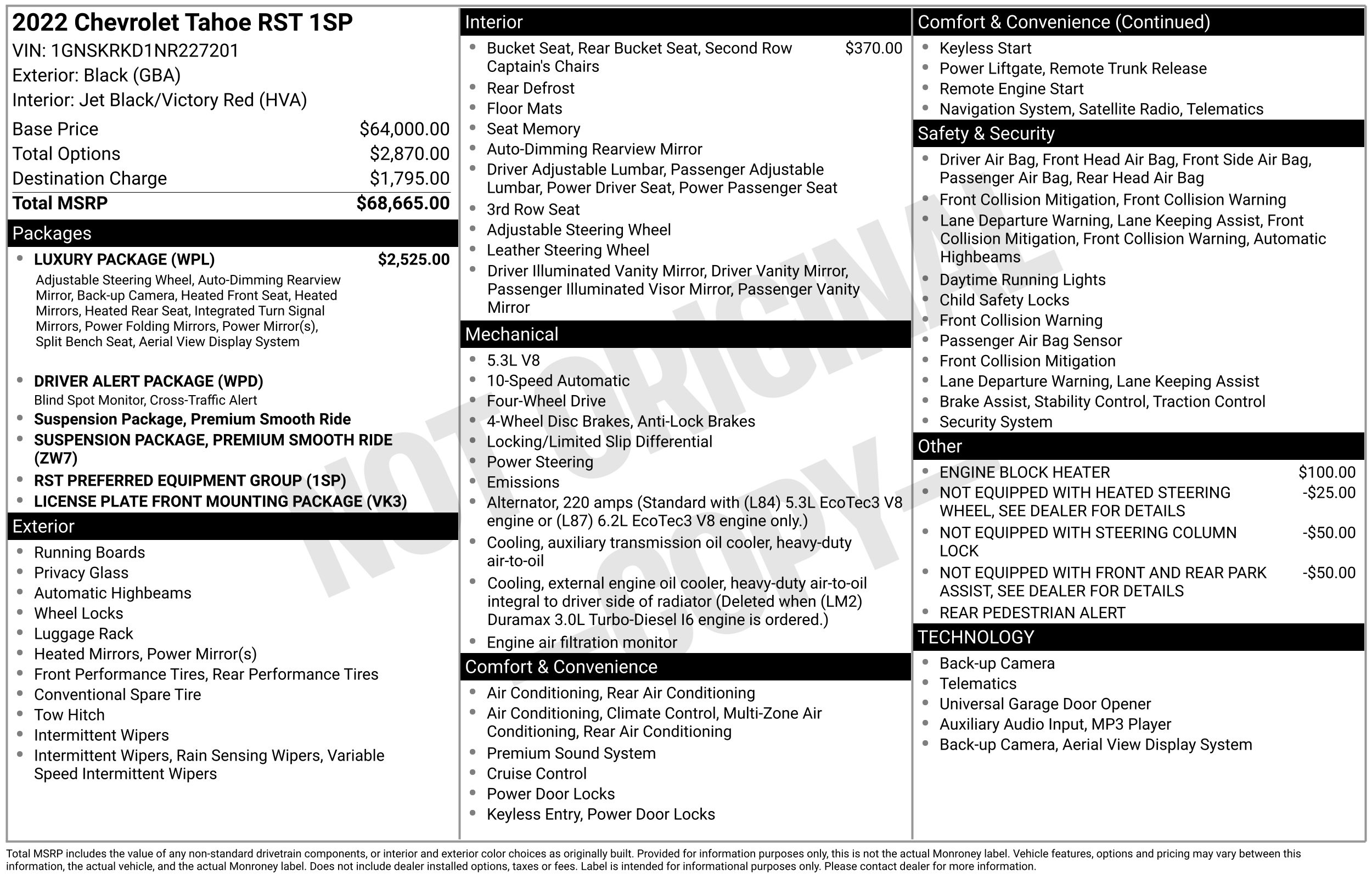 Certified 2022 Chevrolet Tahoe RST w/ Luxury Package image 6