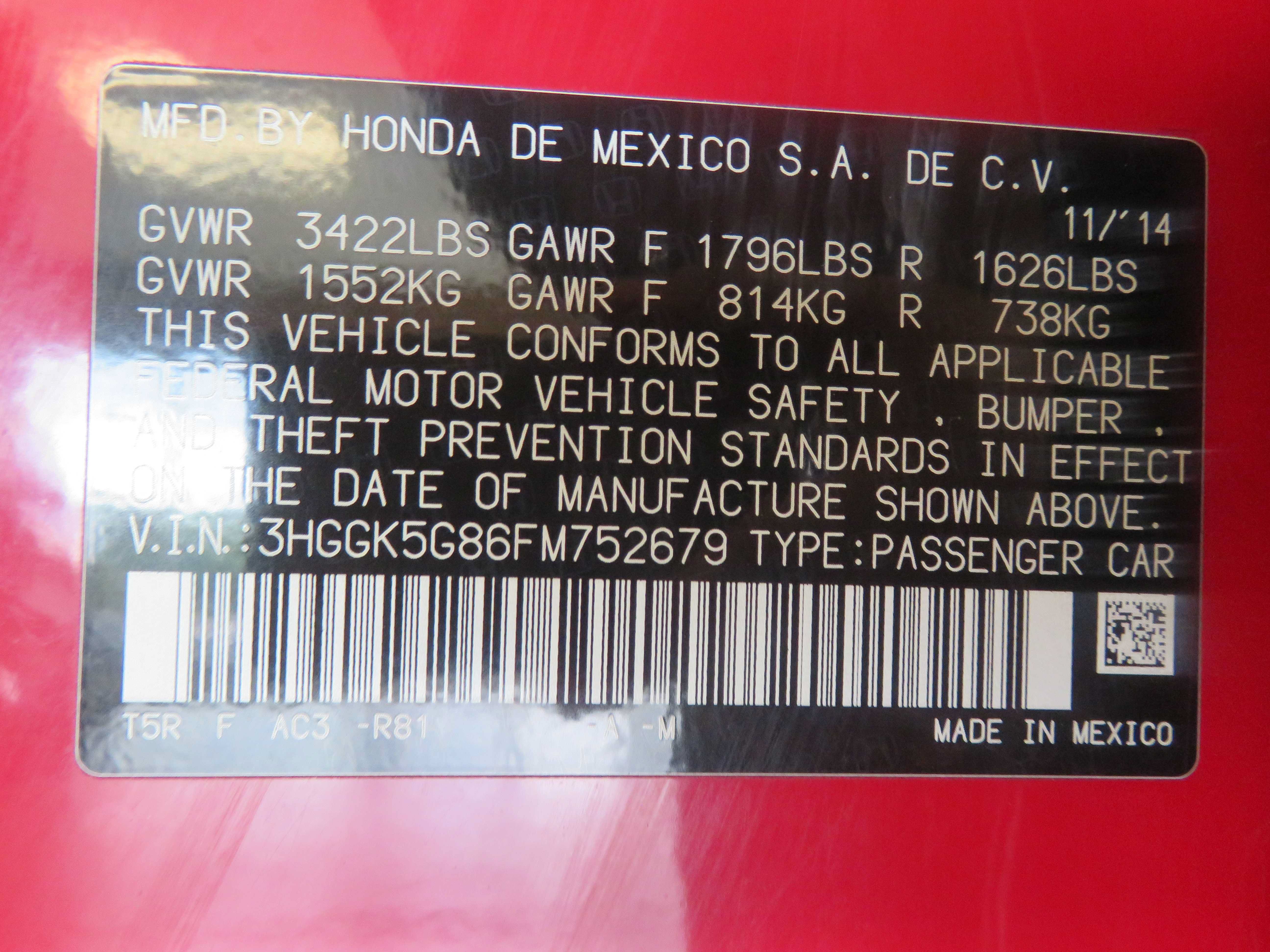 Used 2015 Honda Fit EX image 74