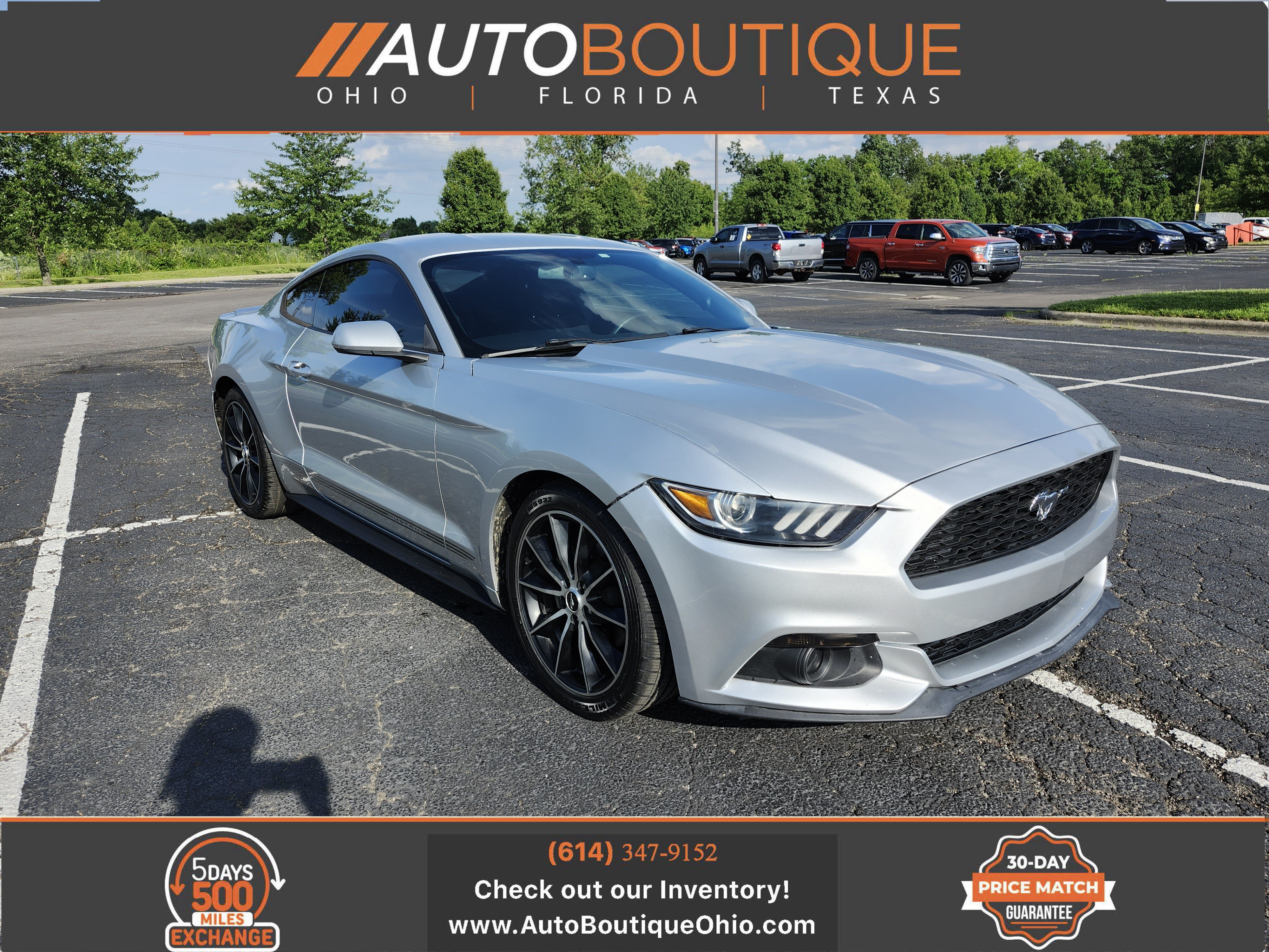 Used 2017 Ford Mustang Coupe w/ Wheel & Stripe Package RWD image 1