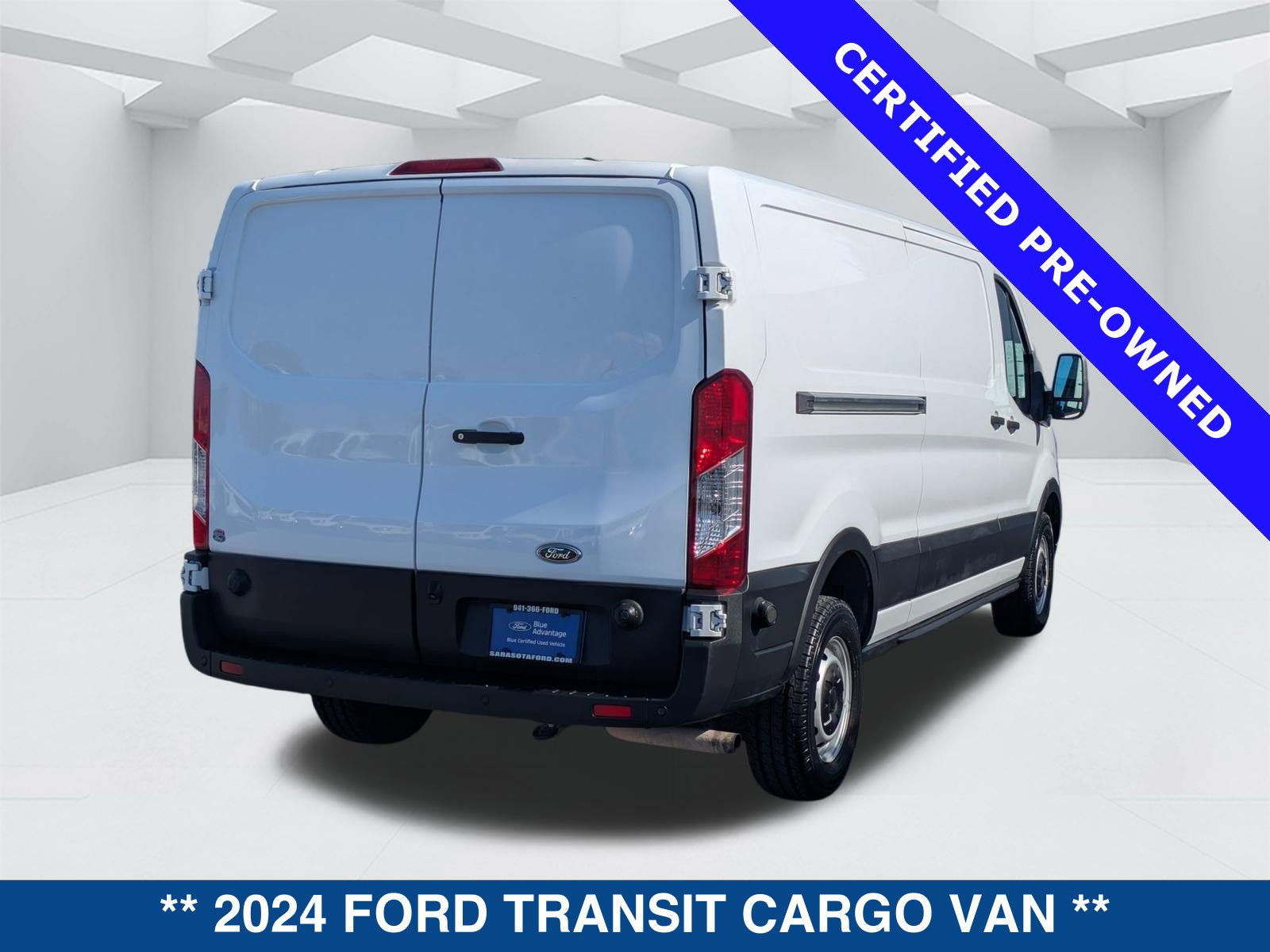 Certified 2024 Ford Transit 350 Low Roof w/ Load Area Protection Package RWD image 5