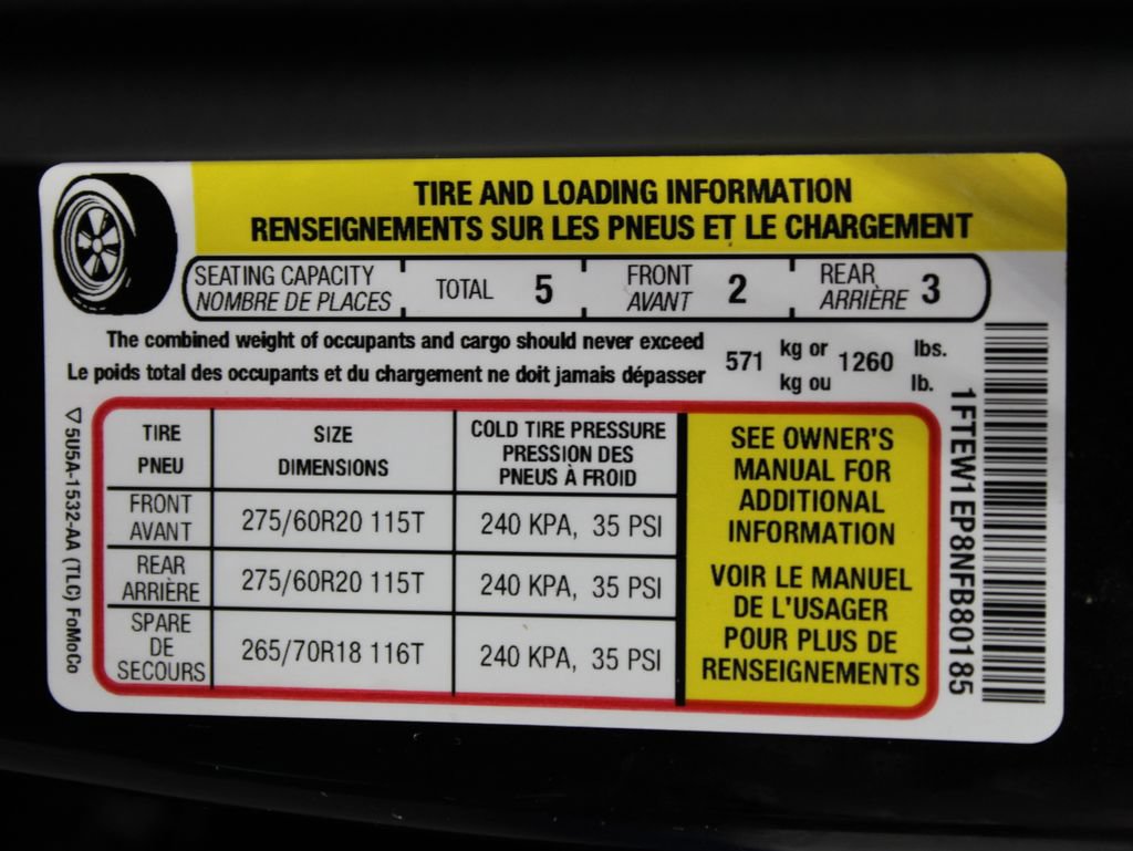 Used 2022 Ford F150 Lariat w/ Equipment Group 502A High AWD/4WD image 75