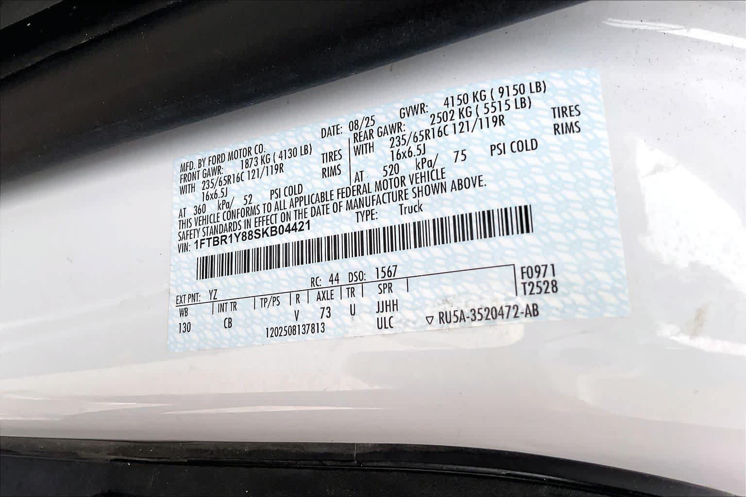 Used 2025 Ford Transit 250 Low Roof w/ Exterior Upgrade Package RWD image 31