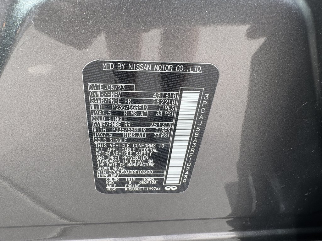 Used 2024 INFINITI QX50 Luxe w/ Cargo Package FWD image 46