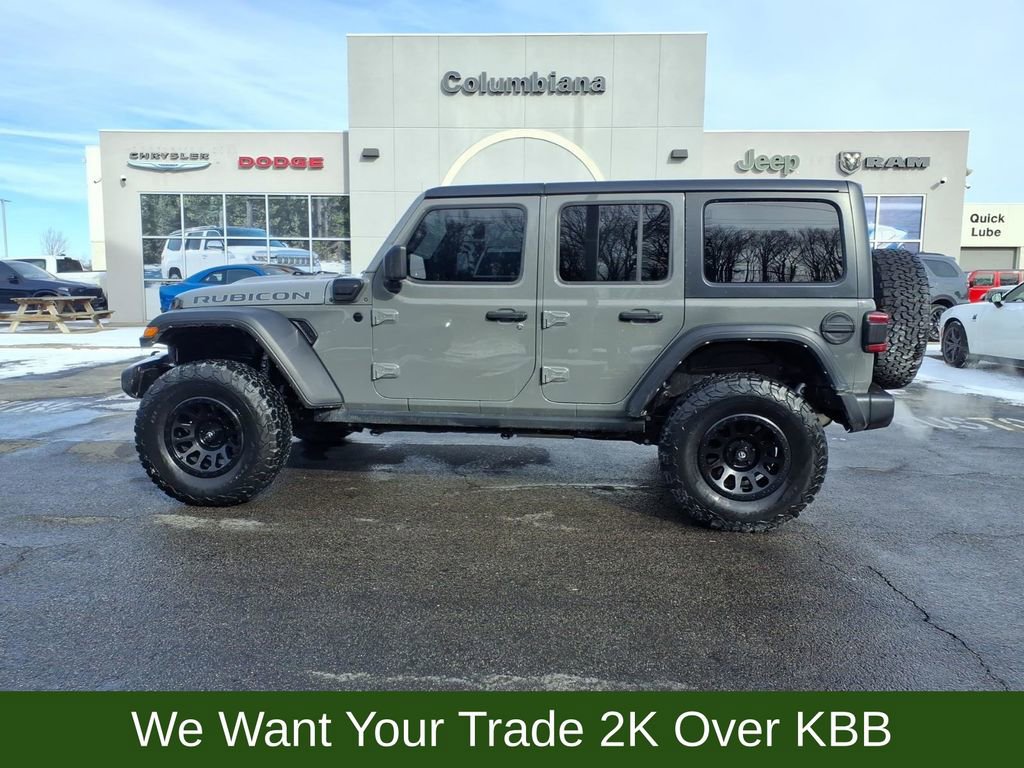 Used 2021 Jeep Wrangler Unlimited Rubicon 4xe w/ Cold Weather Group AWD/4WD image 1