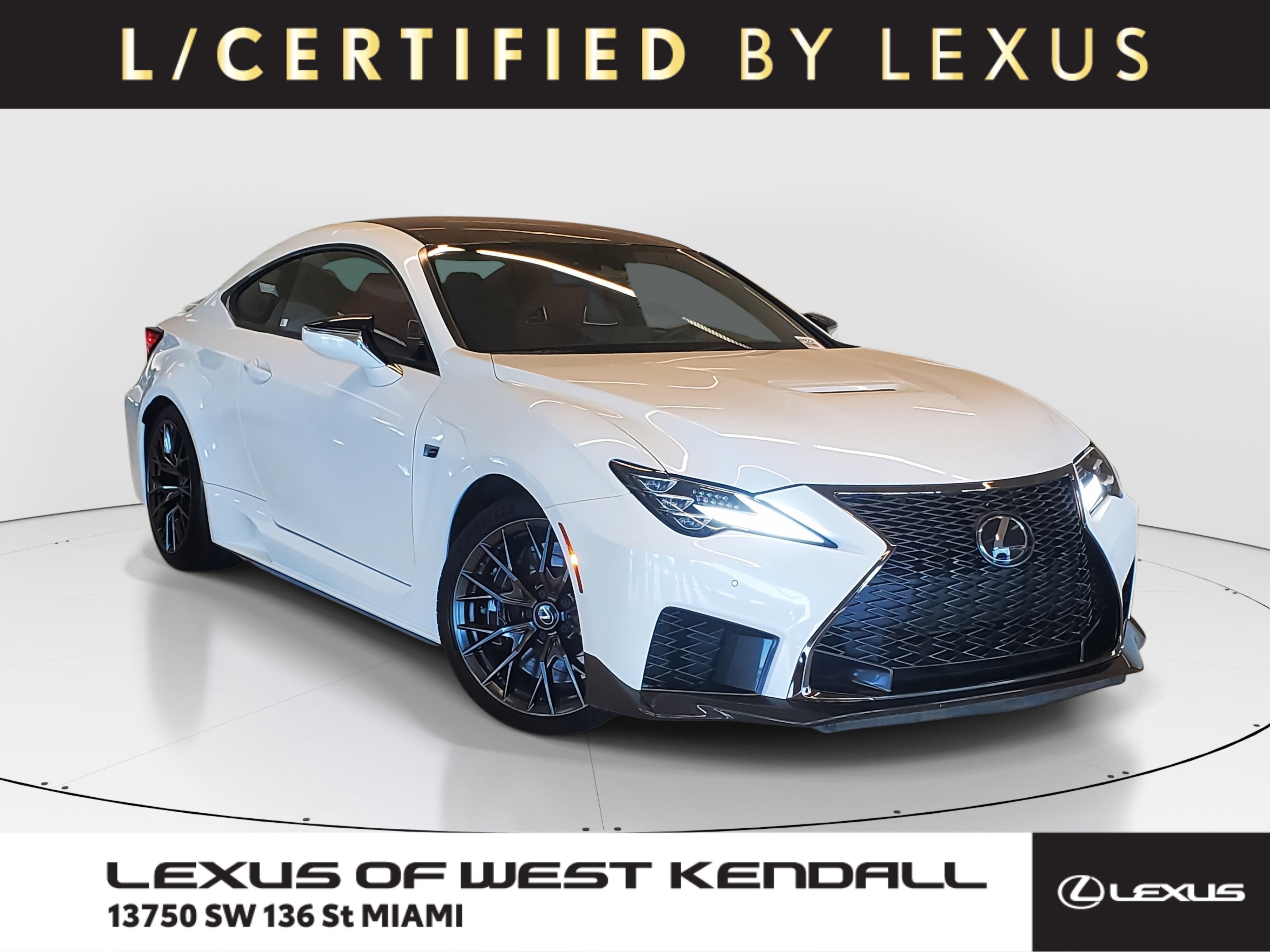 Certified 2023 Lexus RC F Track Edition