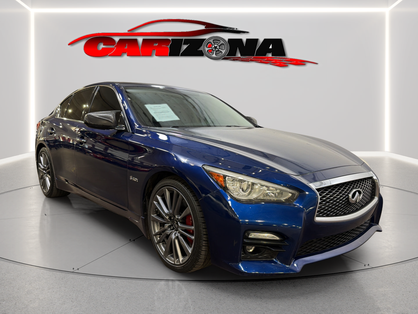 Used 2017 INFINITI Q50 Red Sport 400 RWD image 1