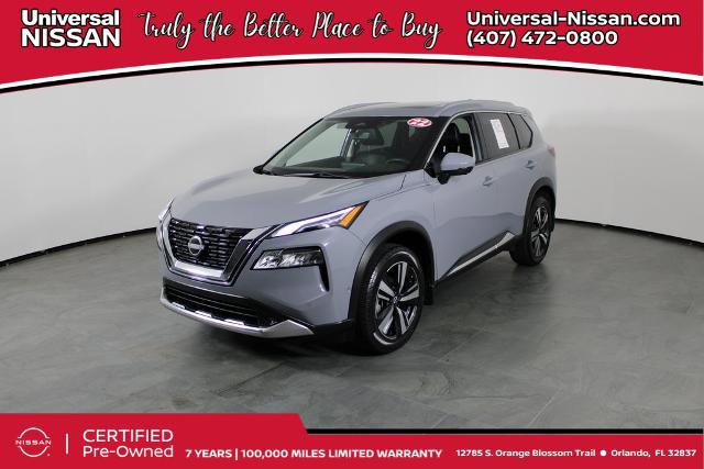 Certified 2022 Nissan Rogue Platinum w/ Head-Up Display Package