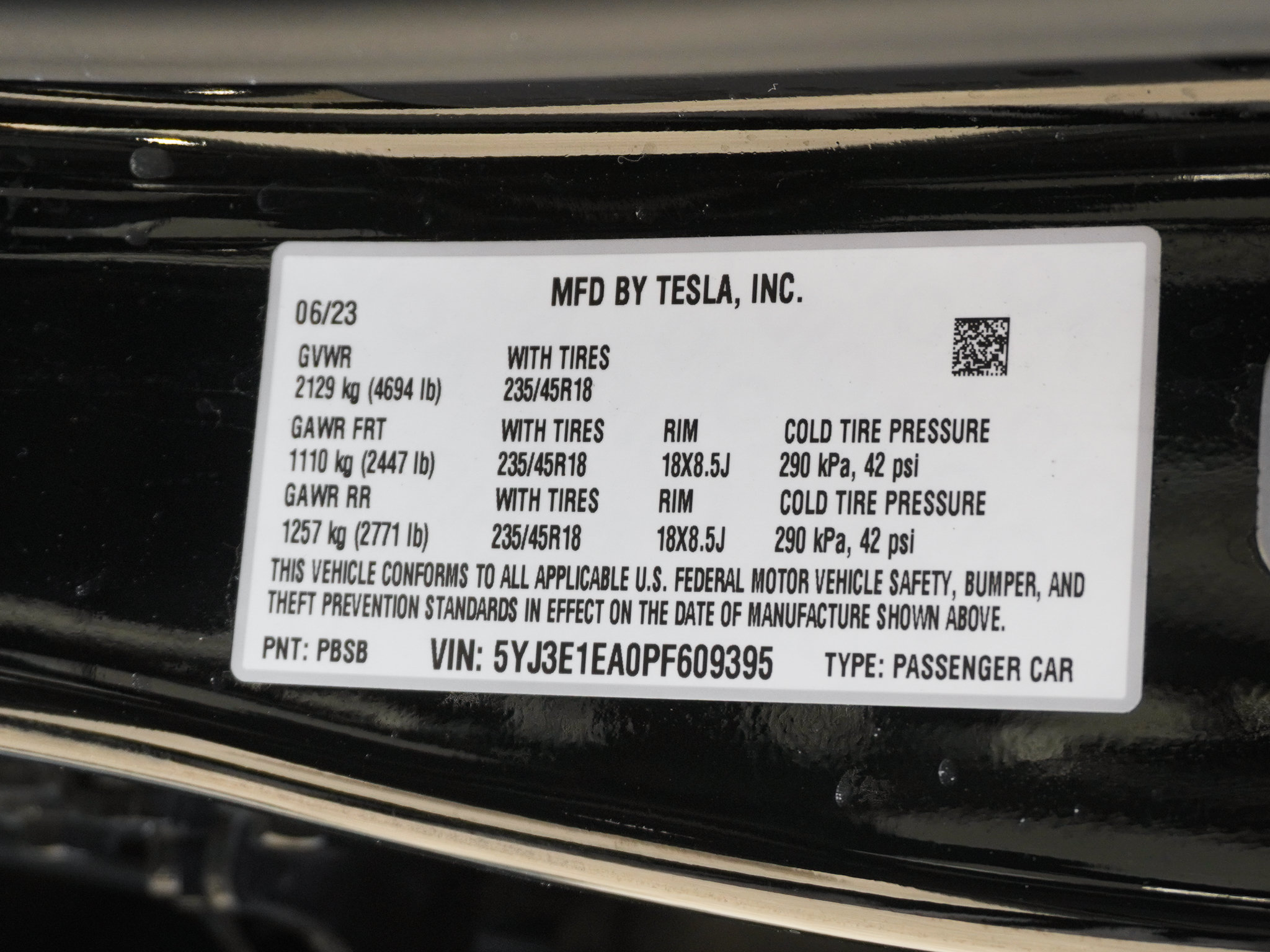 Used 2023 Tesla Model 3 Standard Range RWD image 72