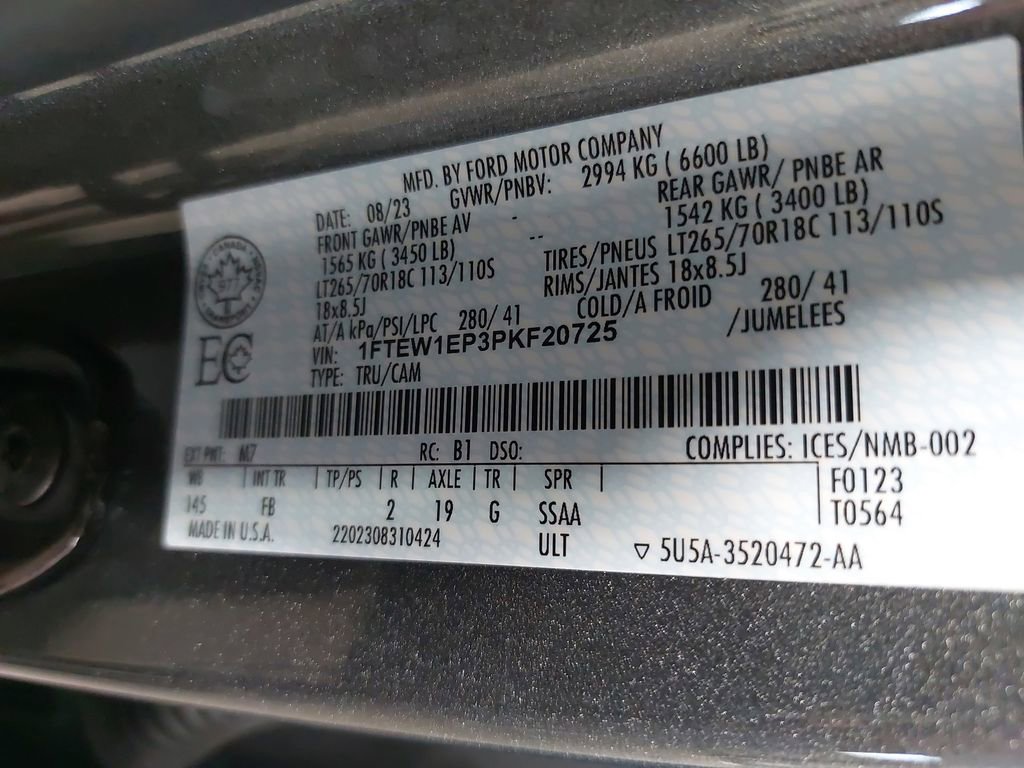 Used 2023 Ford F150 XLT w/ Equipment Group 302A High image 35