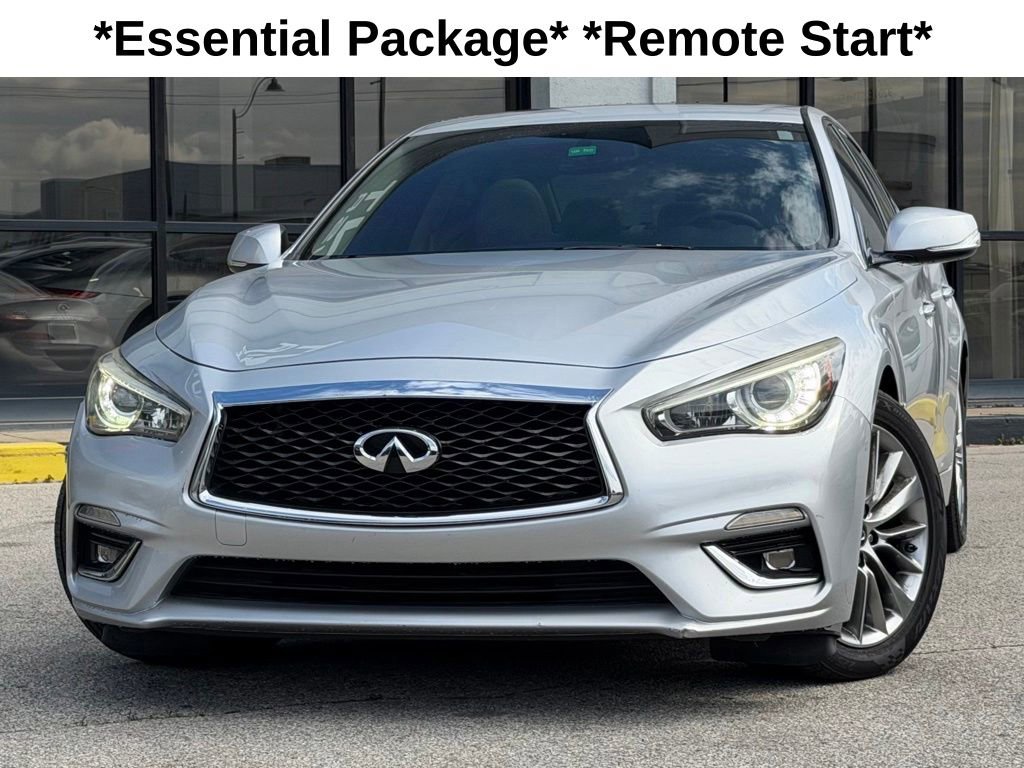 Used 2018 INFINITI Q50 Luxe w/ Essential Package (3.0T Luxe) RWD image 1