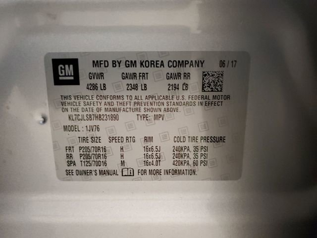 Used 2017 Chevrolet Trax LT w/ LT Convenience Package image 31