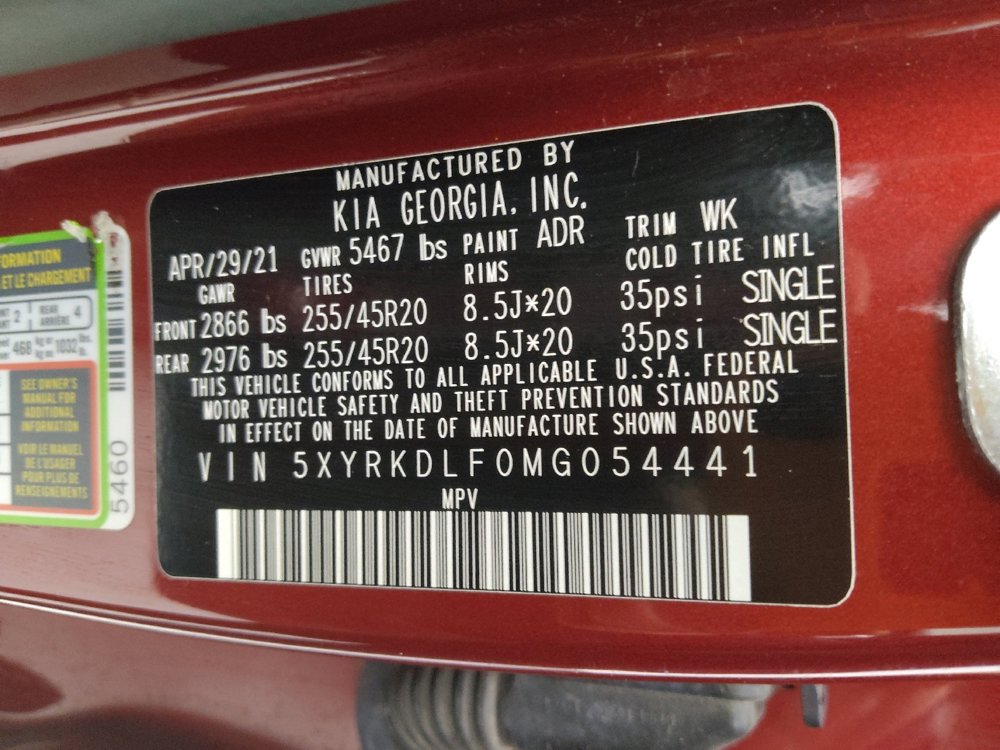 Used 2021 Kia Sorento SX image 33