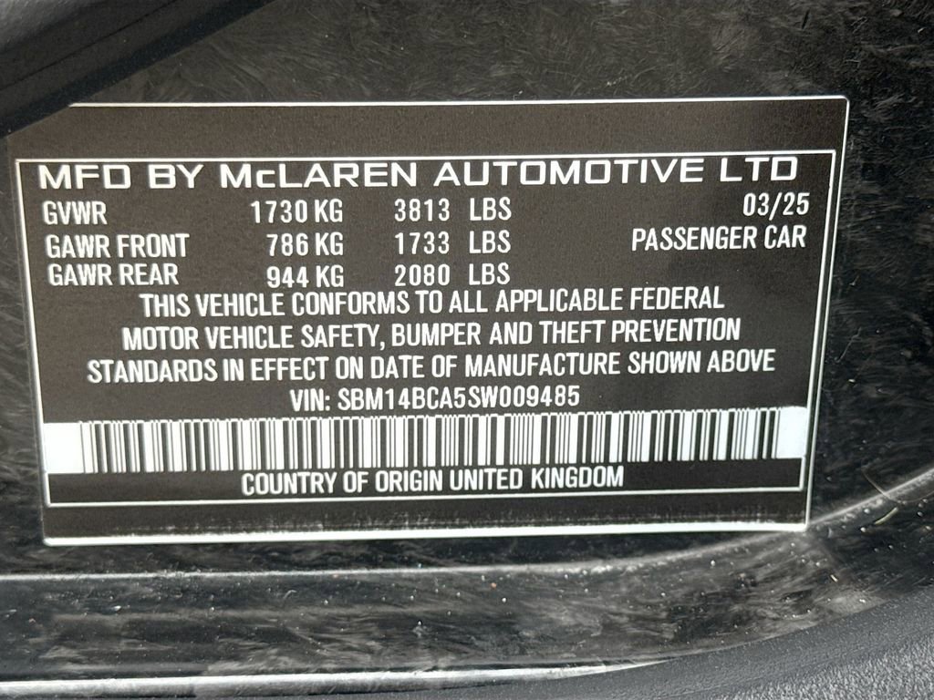 Used 2025 McLaren 750S Spider image 30