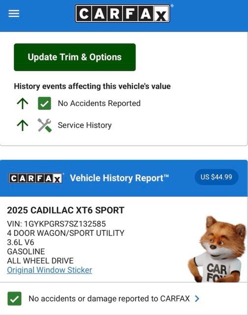 Used 2025 Cadillac XT6 Sport video 3