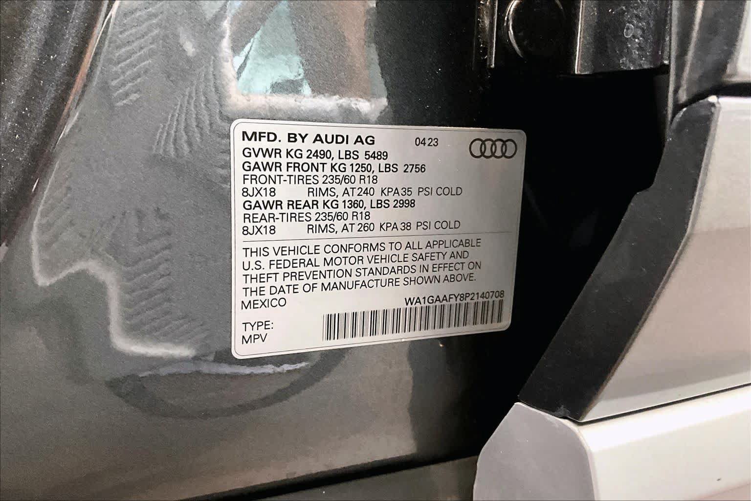 Used 2023 Audi Q5 2.0T Premium w/ Convenience Package AWD/4WD image 34