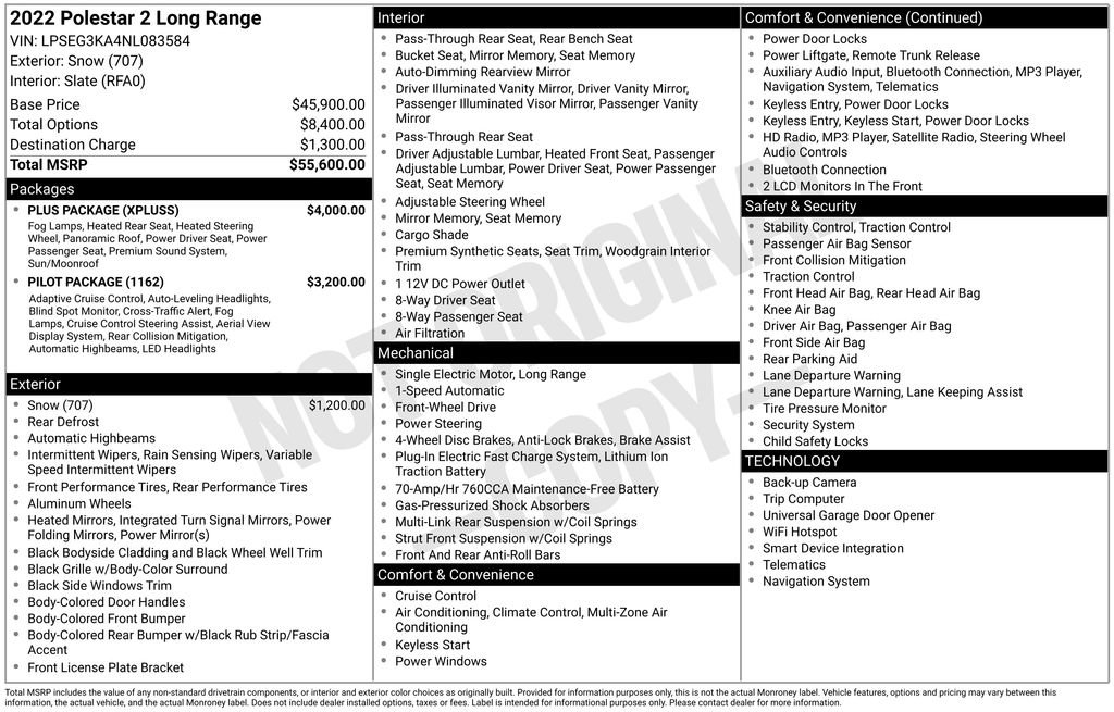 Used 2022 Polestar Polestar 2 w/ Plus Package image 17