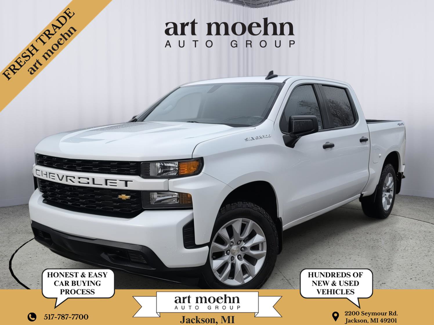 Used 2019 Chevrolet Silverado 1500 Custom w/ Custom Convenience Package image 1
