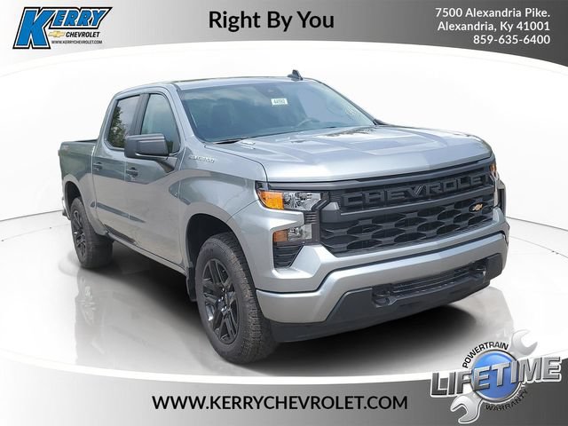 New 2026 Chevrolet Silverado 1500 Custom w/ Turbomax Blackout Package AWD/4WD 360° Tour