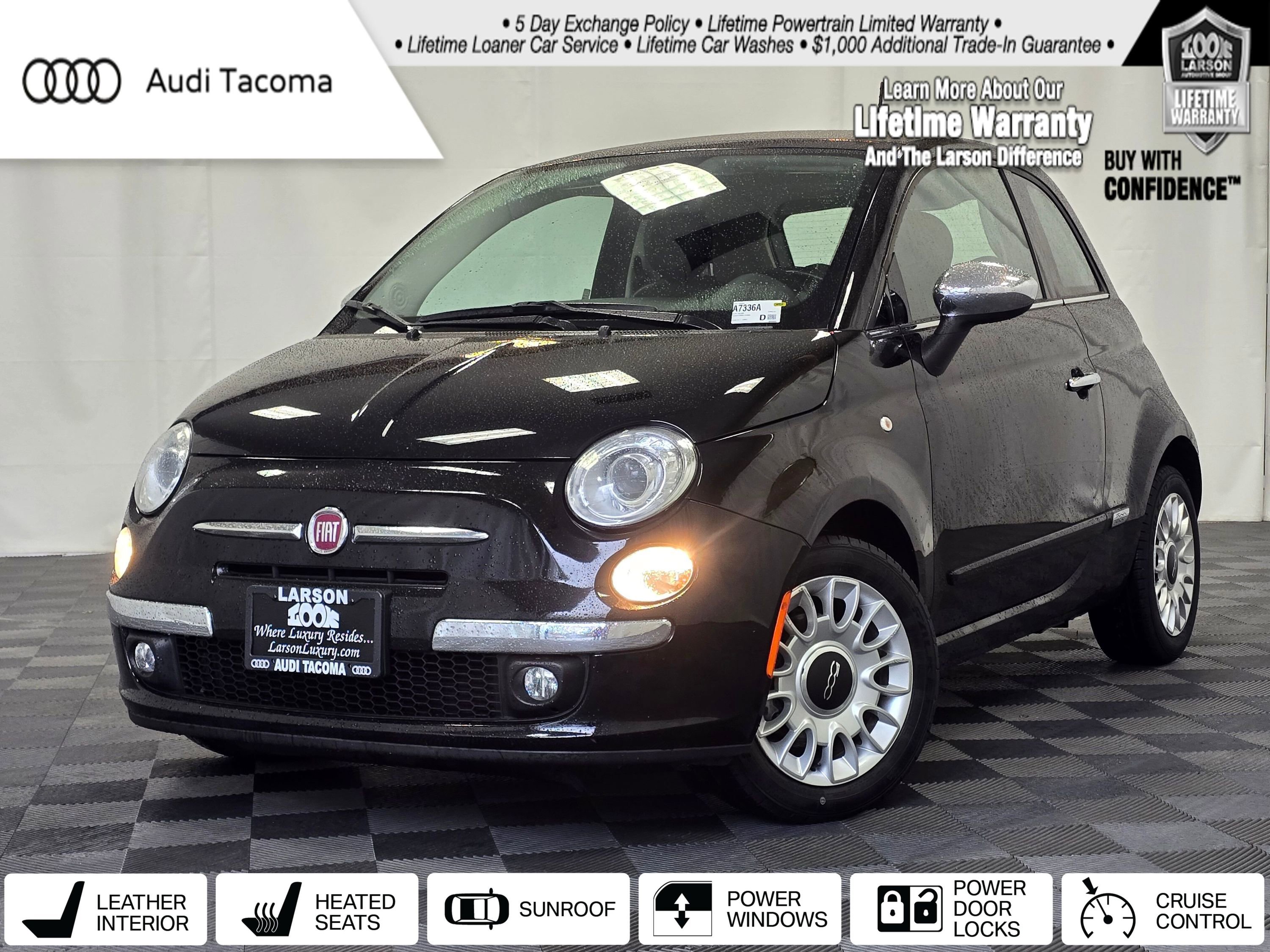 Used 2013 FIAT 500 Lounge w/ Luxury Leather Pkg
