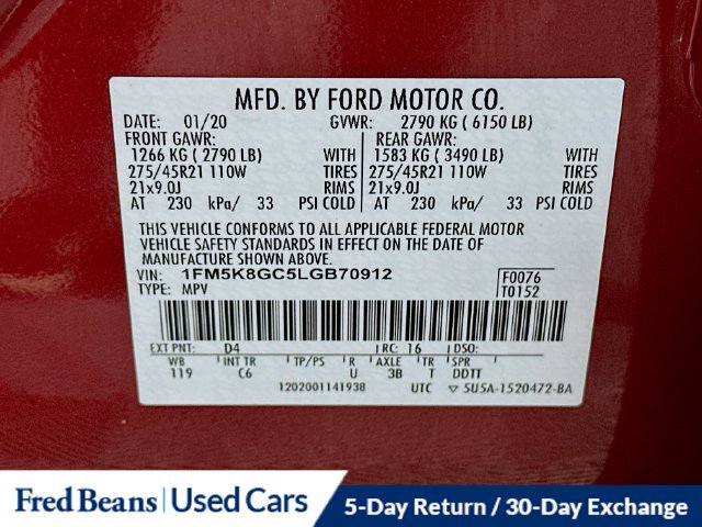Used 2020 Ford Explorer ST w/ ST Street Pack AWD/4WD image 40