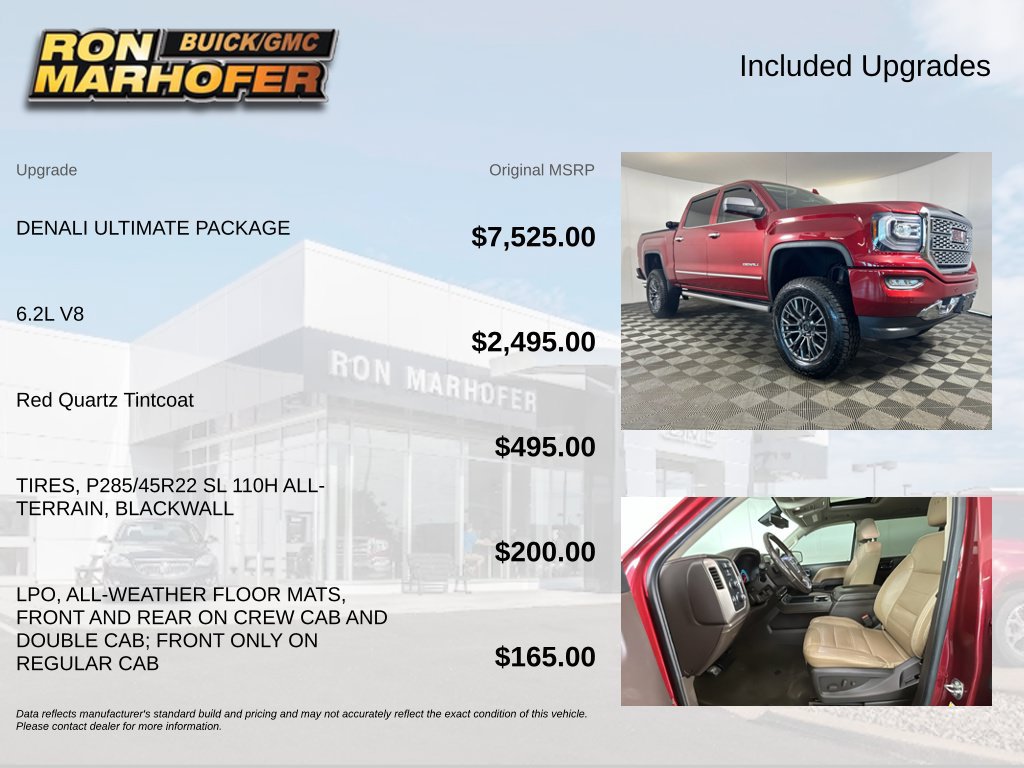 Used 2018 GMC Sierra 1500 Denali w/ Denali Ultimate Package AWD/4WD image 6