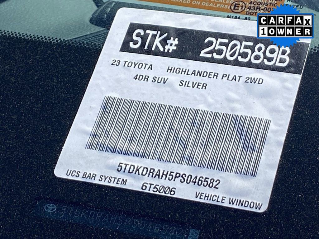 Used 2023 Toyota Highlander Platinum image 38
