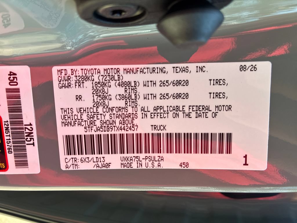 New 2026 Toyota Tundra Limited AWD/4WD image 53