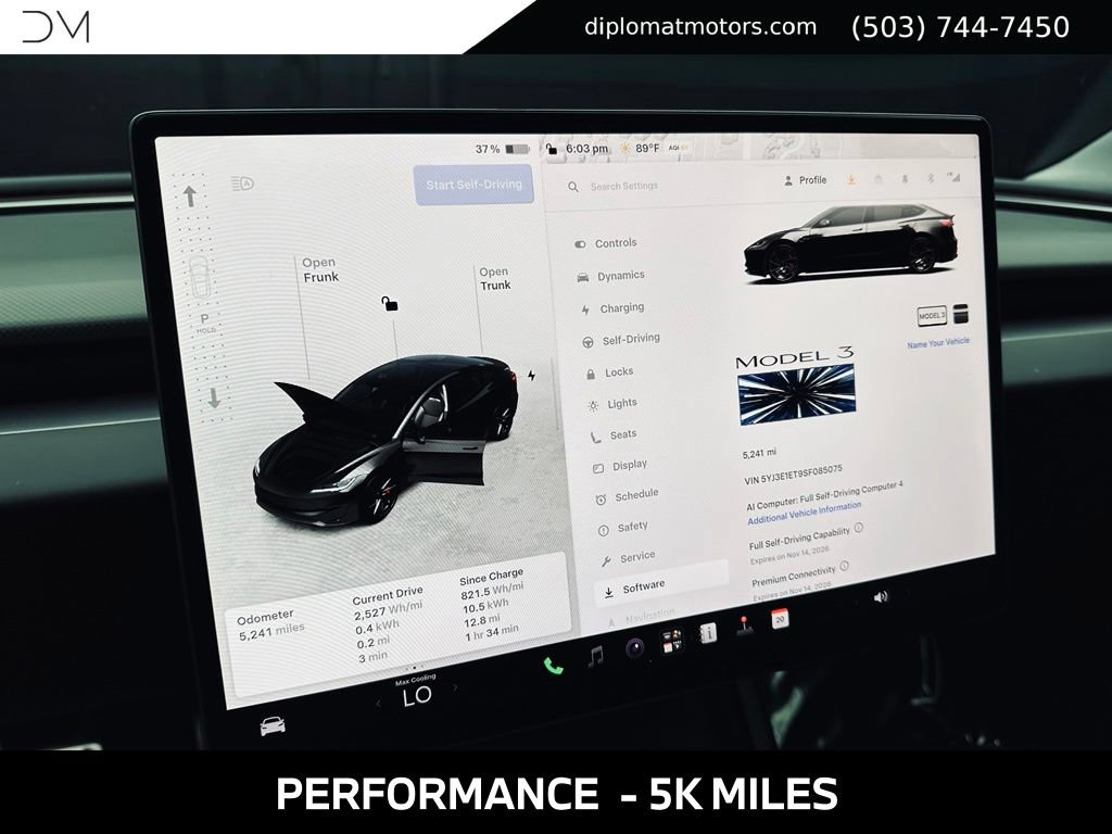Used 2025 Tesla Model 3 Performance AWD/4WD image 34