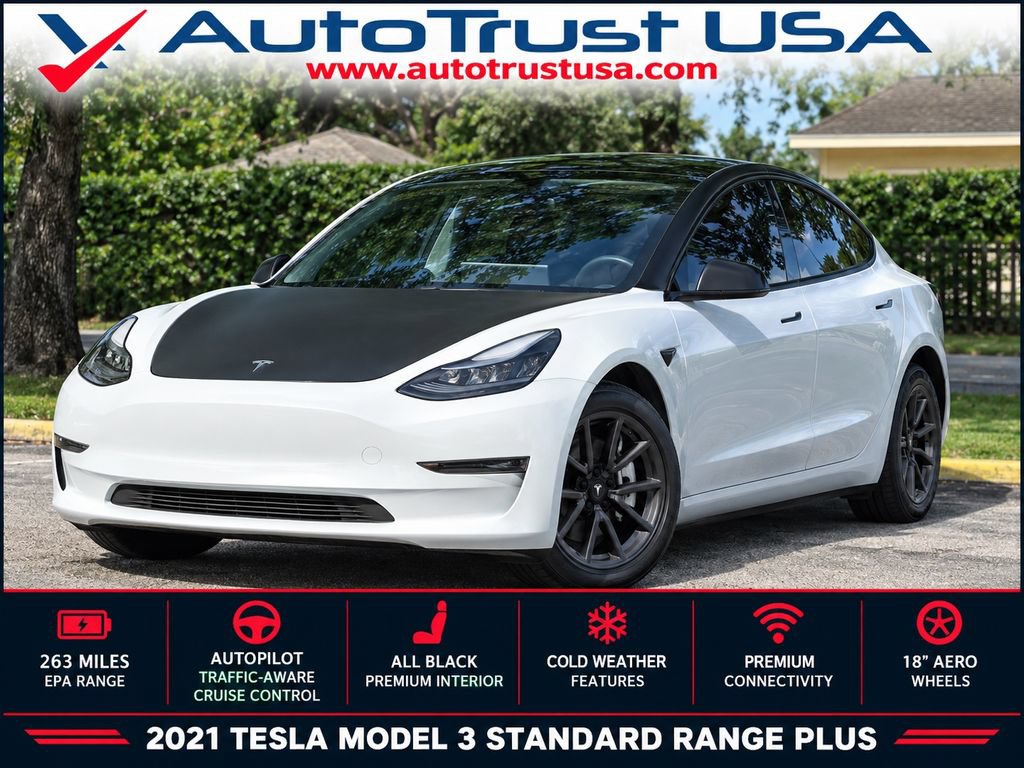 Used 2021 Tesla Model 3 Standard Range Plus RWD image 1