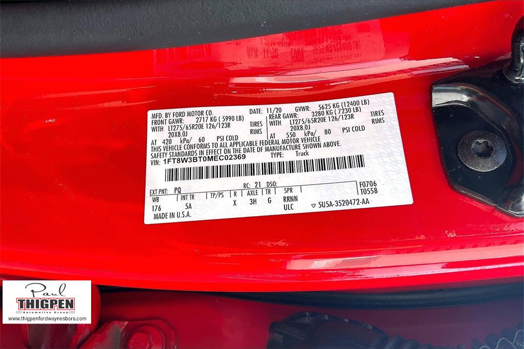 Used 2021 Ford F350 Lariat w/ Lariat Ultimate Package image 35