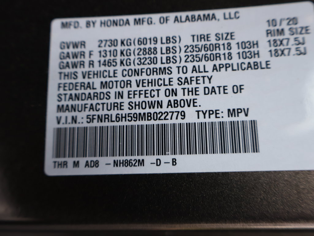 Used 2021 Honda Odyssey EX image 13