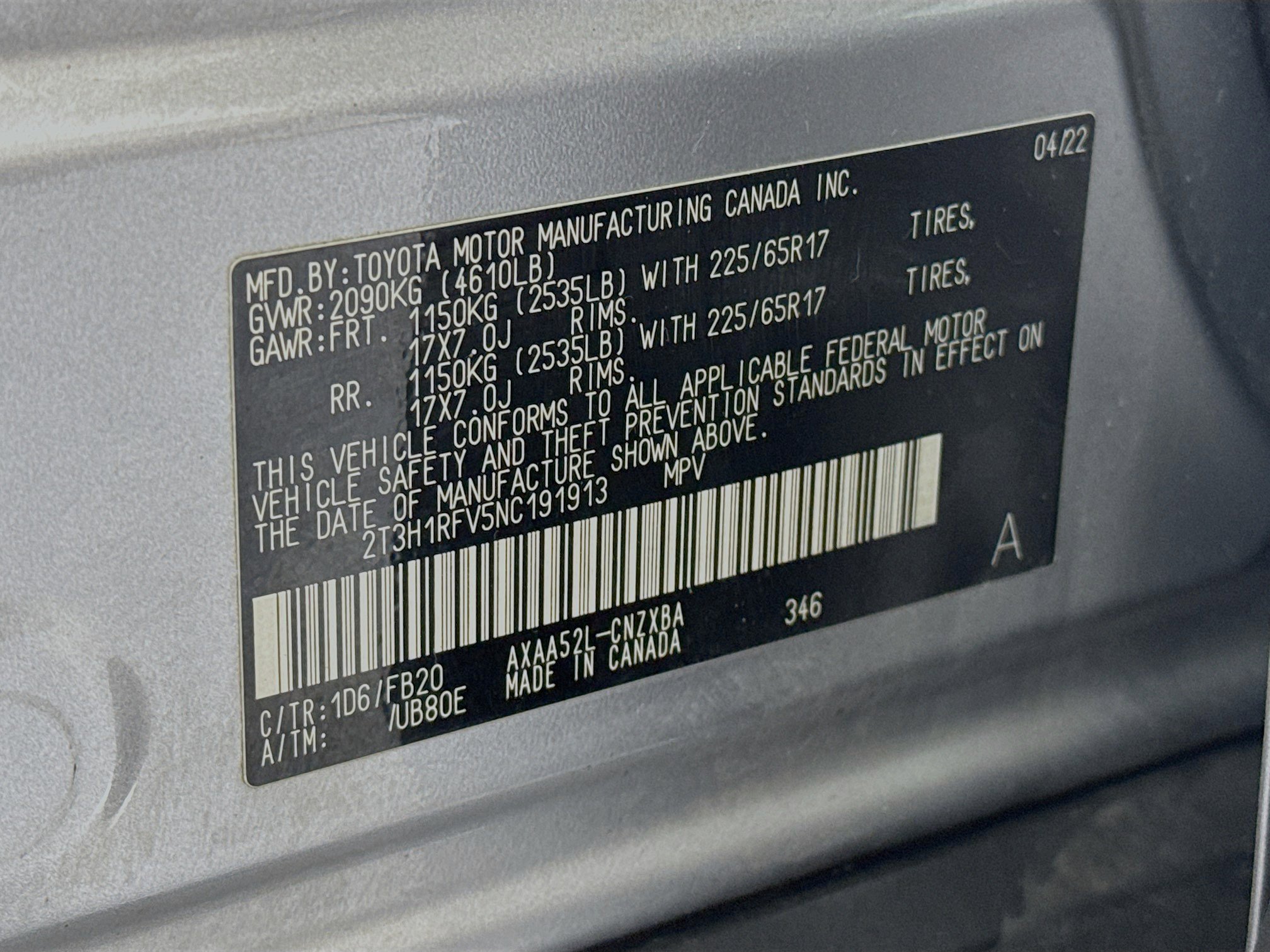 Used 2022 Toyota RAV4 LE image 30