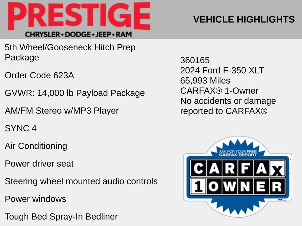 Used 2024 Ford F350 XLT image 2