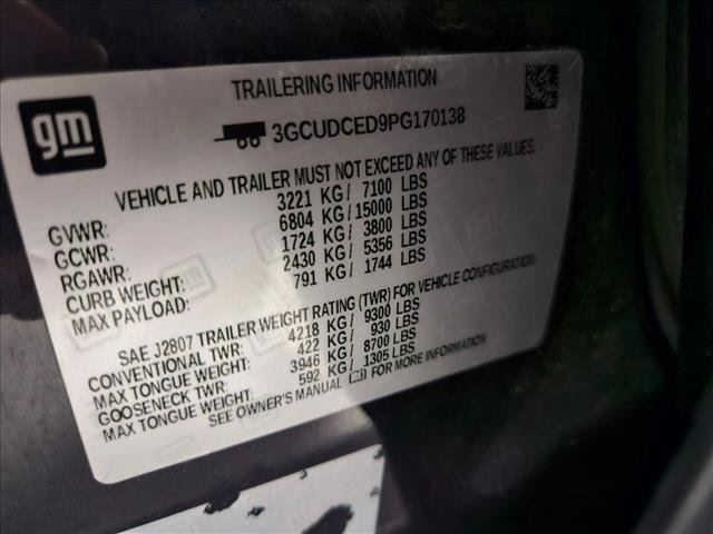 Used 2023 Chevrolet Silverado 1500 Custom Trail Boss AWD/4WD image 21