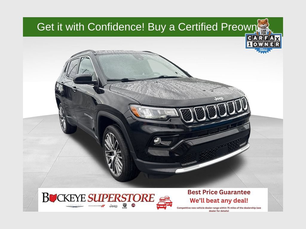 Certified 2023 Jeep Compass Limited w/ Elite Group AWD/4WD image 1