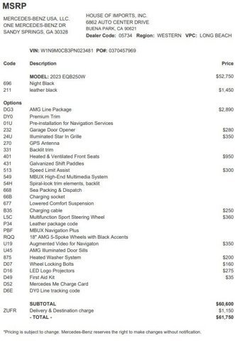 Certified 2023 Mercedes-Benz EQB 250+ image 4