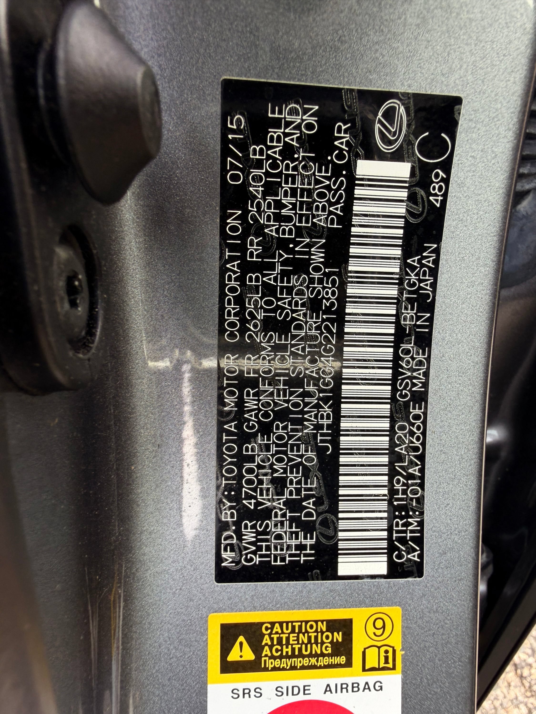 Used 2016 Lexus ES 350 FWD image 37