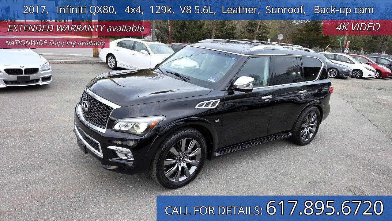 Used 2017 INFINITI QX80 4WD w/ Deluxe Technology Package image 1