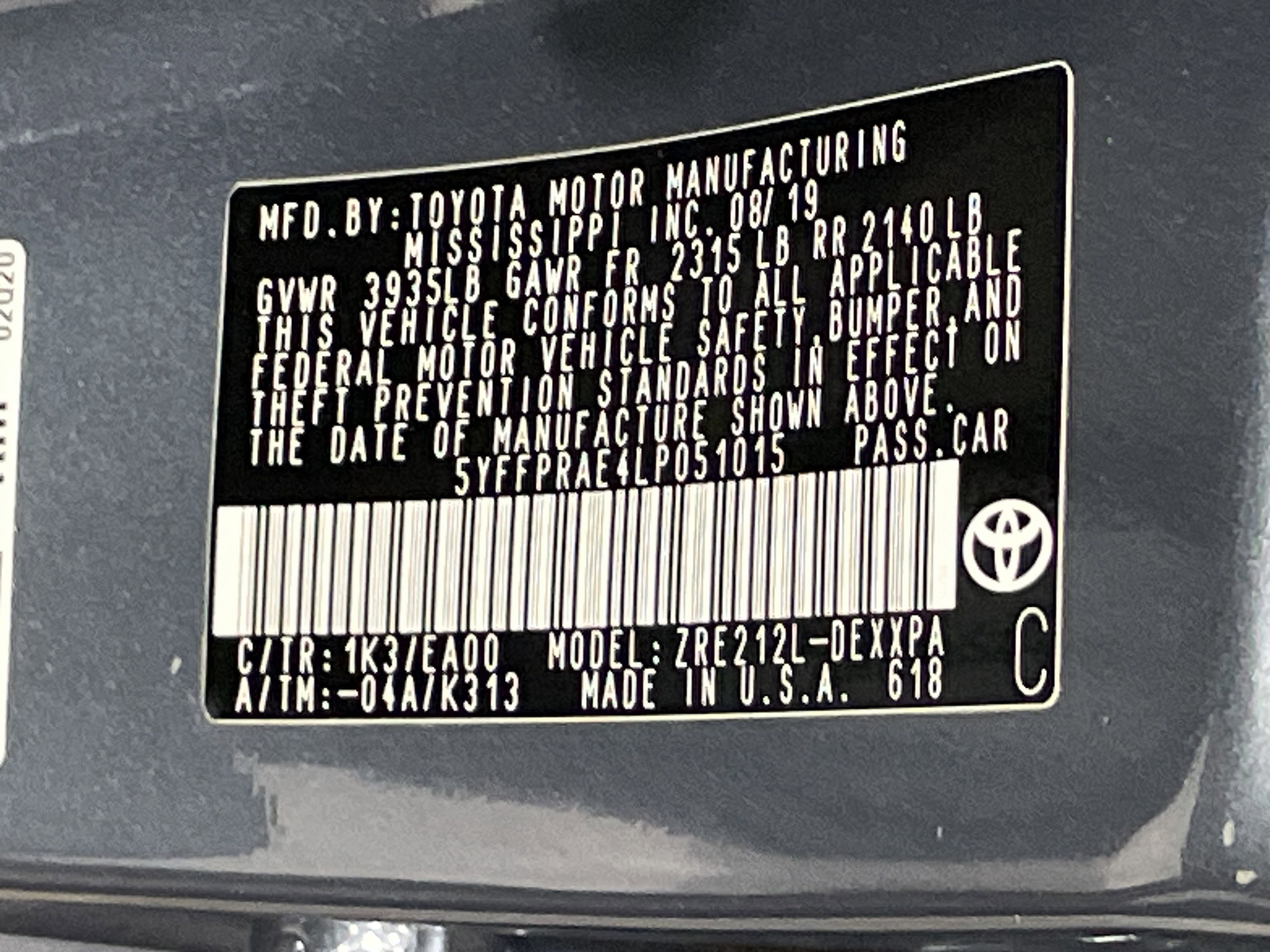 Used 2020 Toyota Corolla XLE image 36